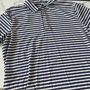 J. Crew Striped Performance Polo Sz. XL